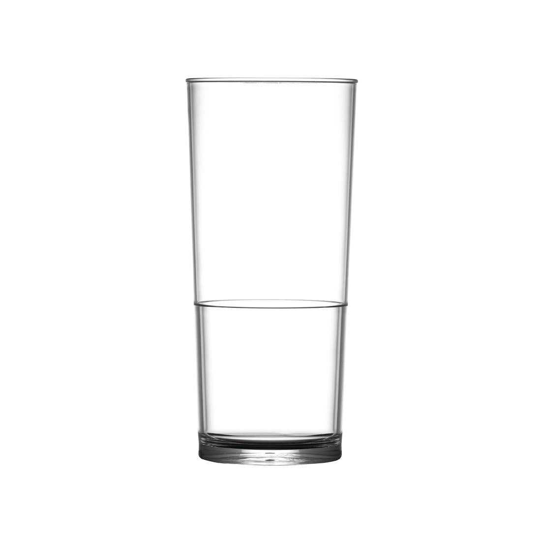 BBP Polycarbonate Hi Ball In2Stax Glasses Pint (48 pack)