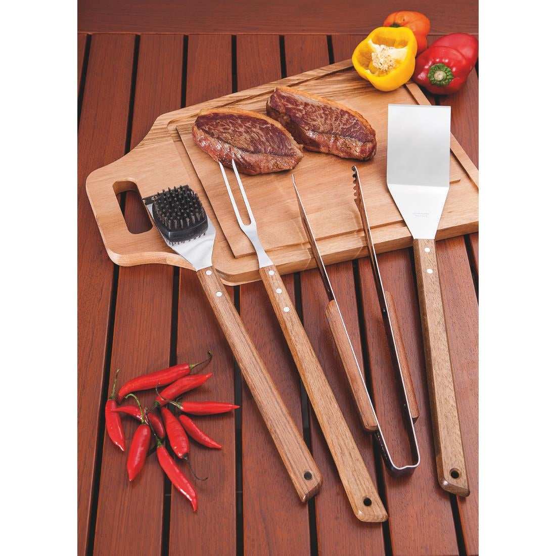 Tramontina Churrasco BBQ Meat Tongs 15"