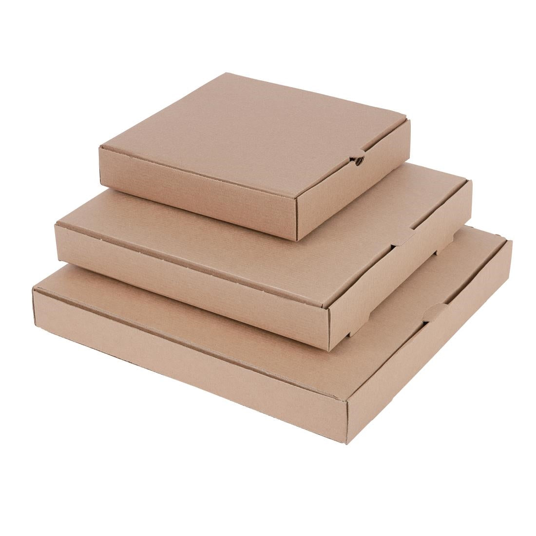 Fiesta Compostable Plain Pizza Boxes 12" (100 Pack)