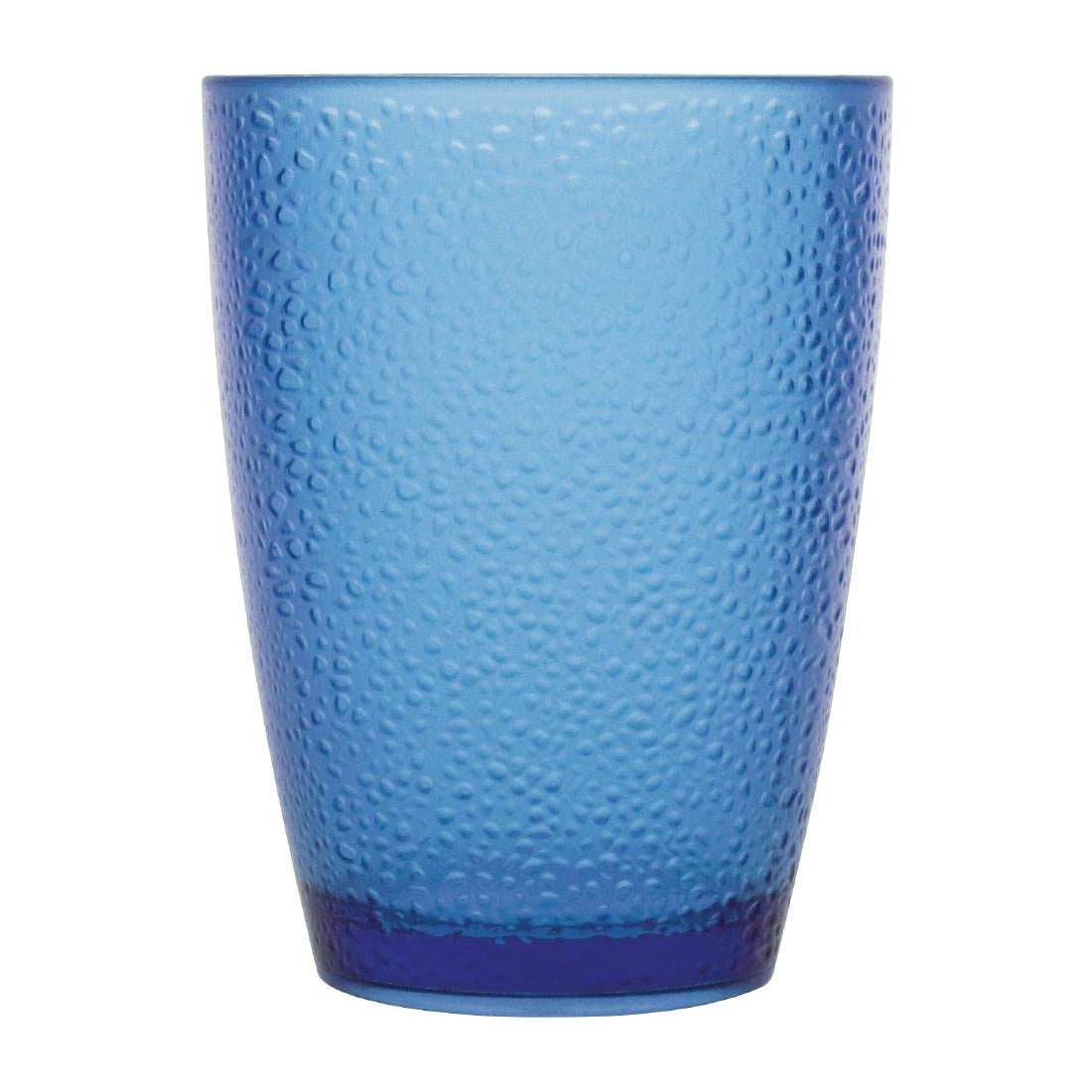 Olympia Kristallon Polycarbonate Tumbler Pebbled Blue 275ml (6 pack)