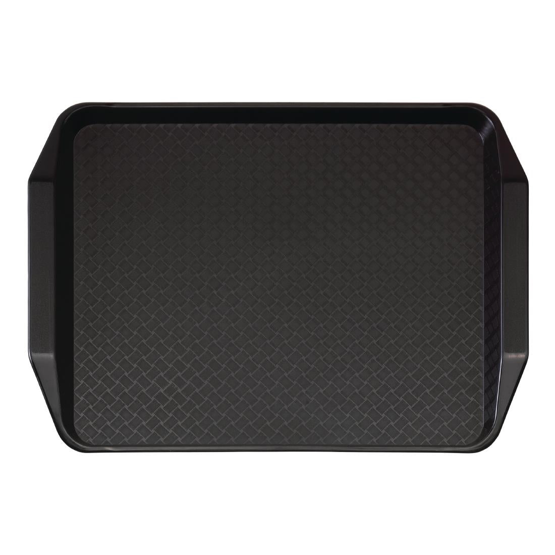 Cambro Polypropylene Handled Fast Food Tray Black 430mm
