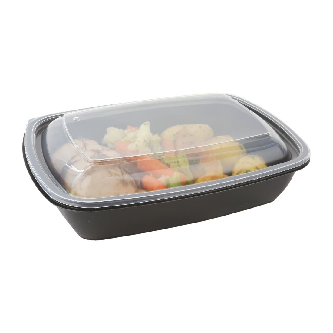 Fastpac Medium Rectangular Food Containers 900ml (300 Pack)