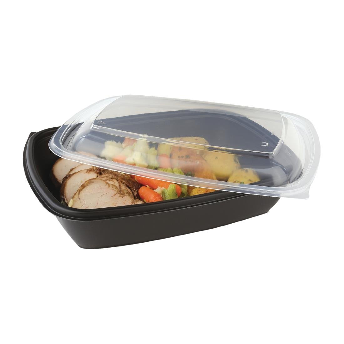 Fastpac Medium Rectangular Food Containers 900ml (300 Pack)
