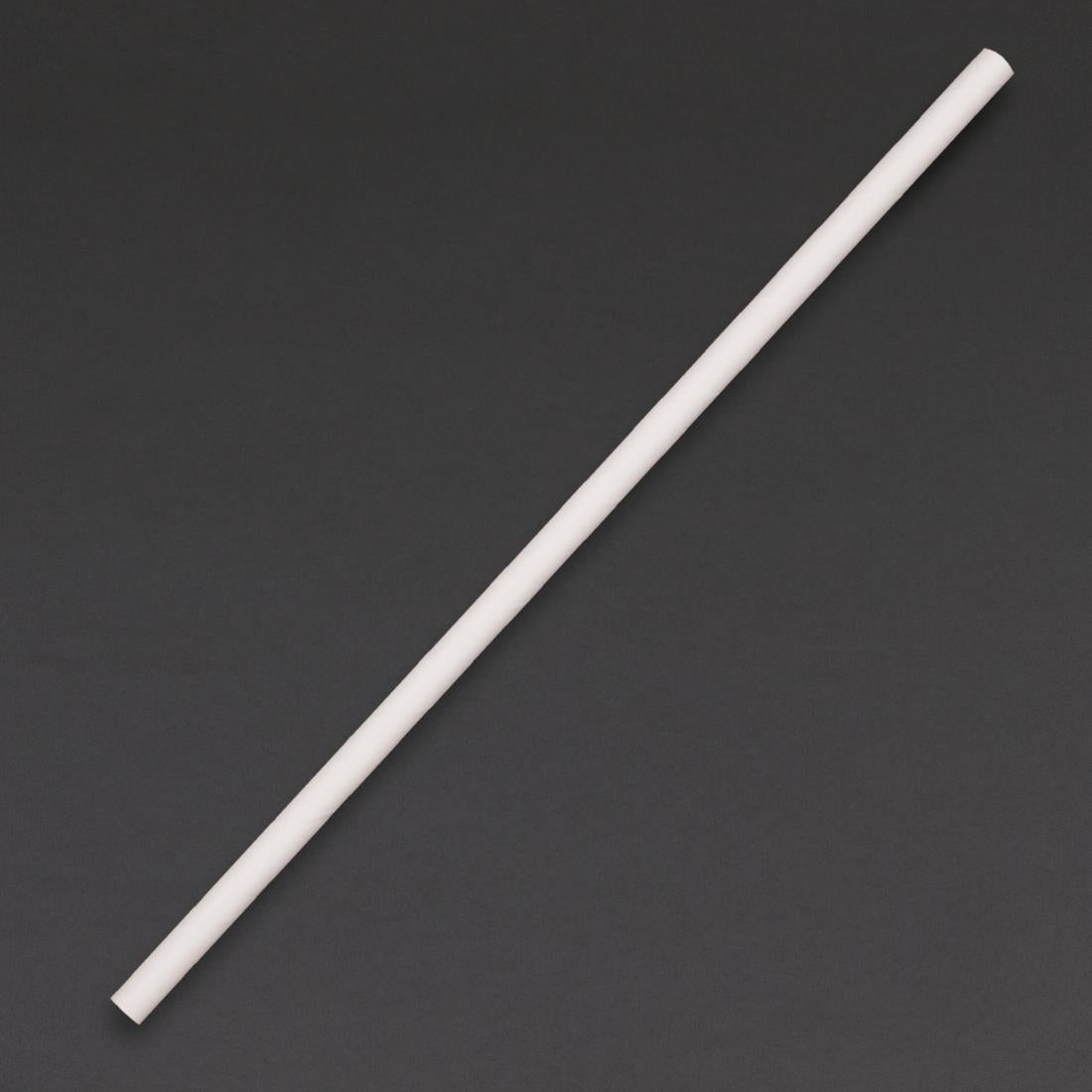 Fiesta Compostable Paper Straws White (250 Pack)