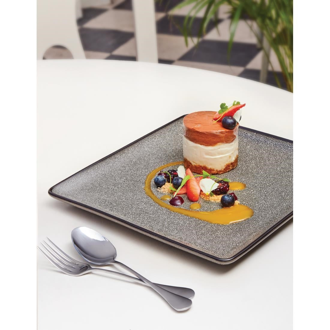 Olympia Mineral Square Plates 265mm (4 pack)