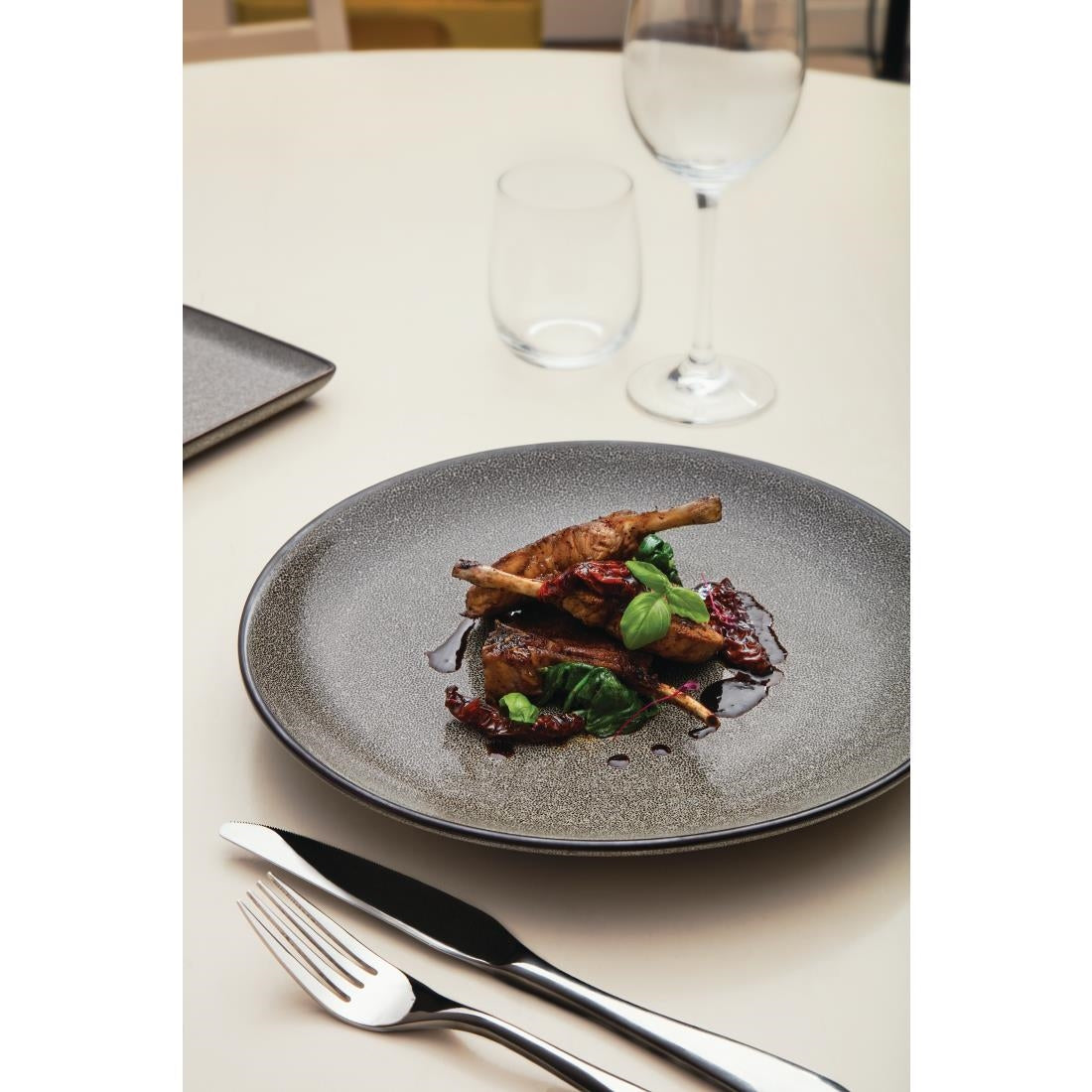 Olympia Mineral Coupe Plates 230mm (6 pack)