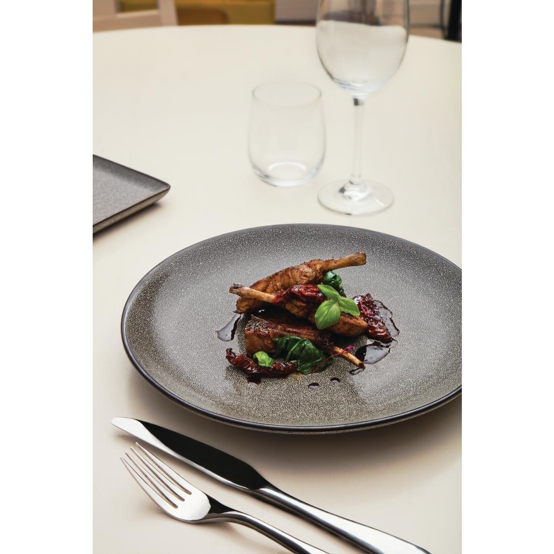 Olympia Mineral Coupe Plates 280mm (4 pack)