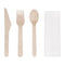 Fiesta Compostable Wooden Cutlery Meal Pack - Pack of 250