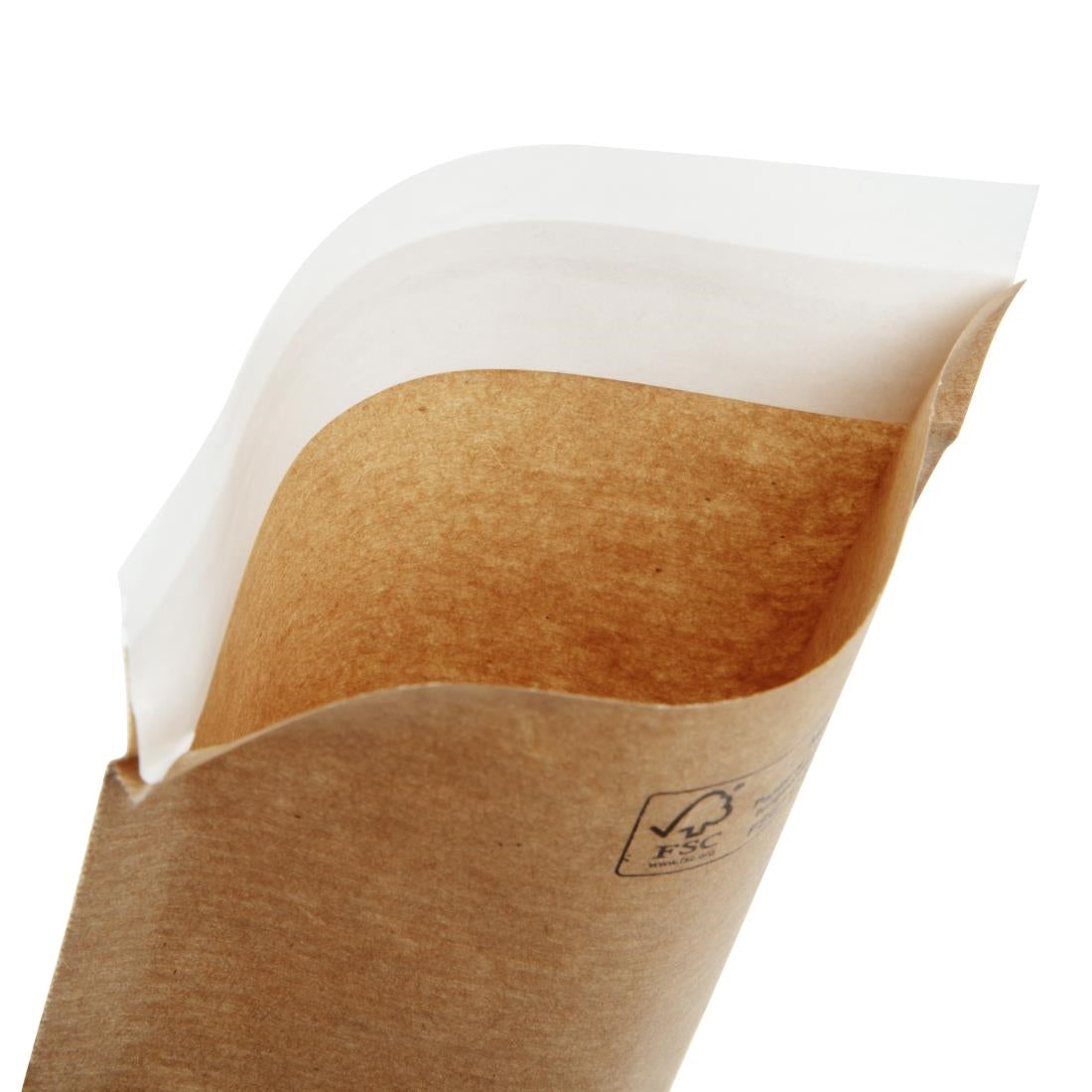 Kraft Recyclable Sealable Paper Cutlery Bags (2000 pack)