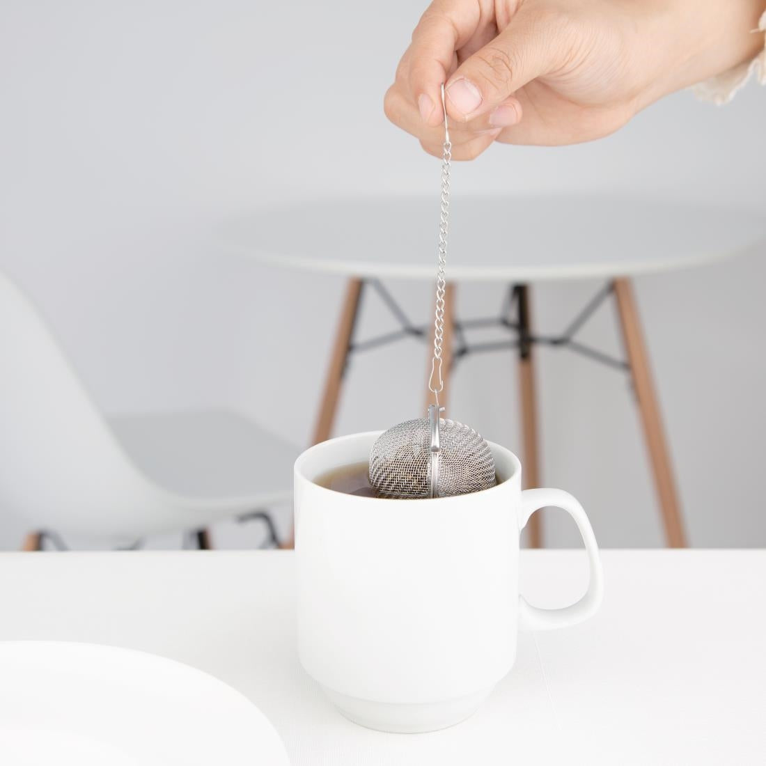 Olympia Mesh Stainless Steel Tea Strainer 50(Ø)mm