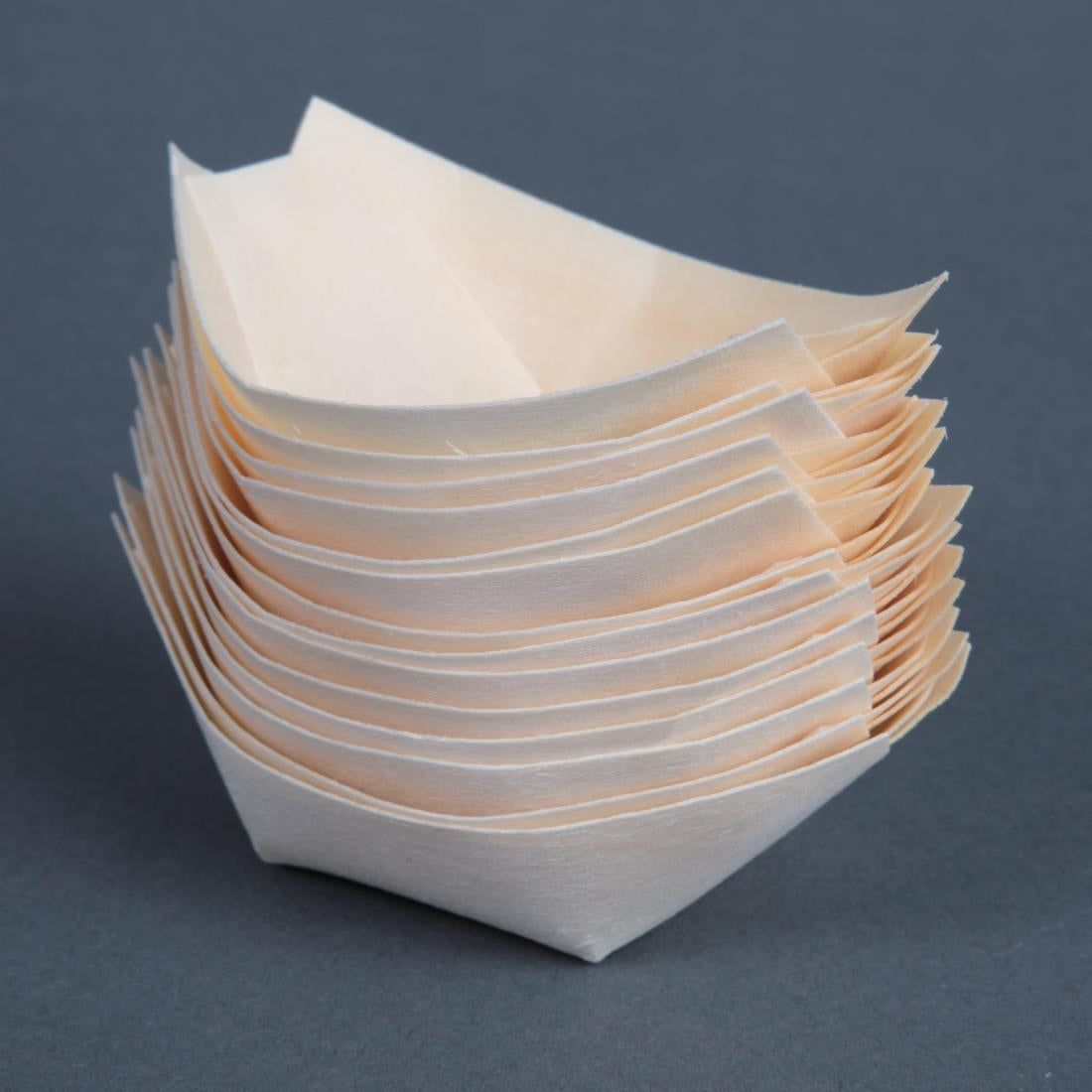 Fiesta Compostable Wooden Sushi Boats Small 80mm (100 pack)