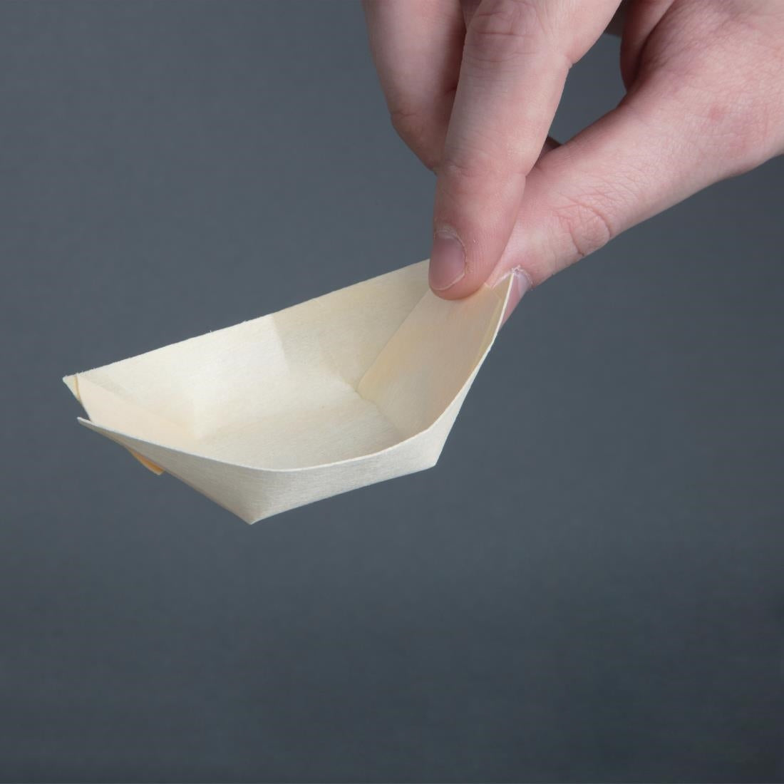 Fiesta Compostable Wooden Sushi Boats Small 80mm (100 pack)