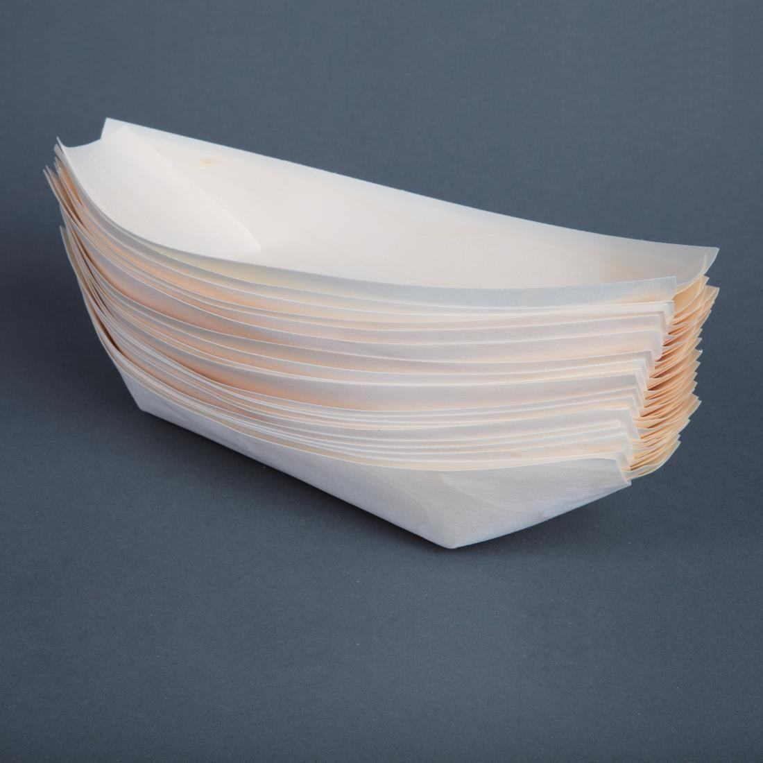 Fiesta Compostable Wooden Sushi Boats Large 250mm (100 pack)