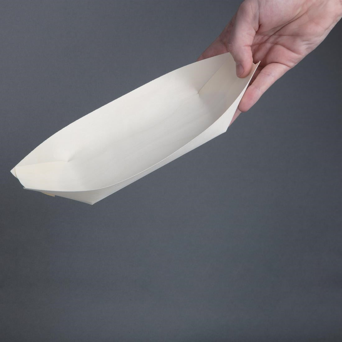 Fiesta Compostable Wooden Sushi Boats Large 250mm (100 pack)