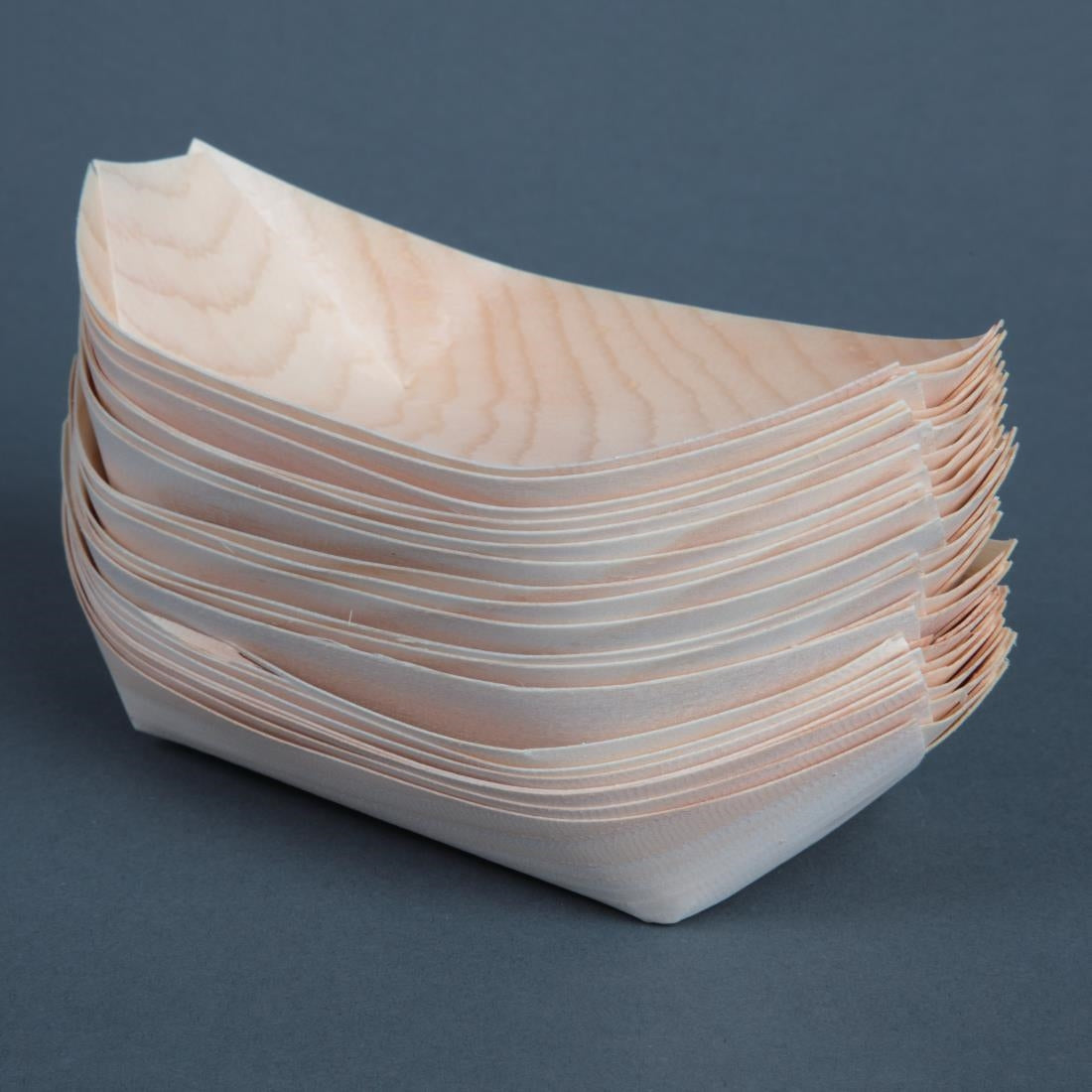 Fiesta Compostable Wooden Sushi Boats Medium 190mm (100 pack)