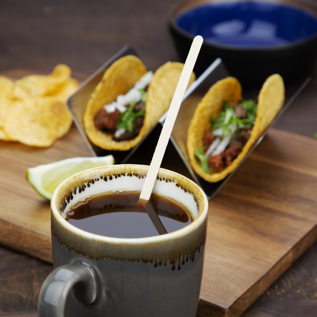 Fiesta Green Biodegradable Wooden Coffee Stirrers 190mm (1000 pack)