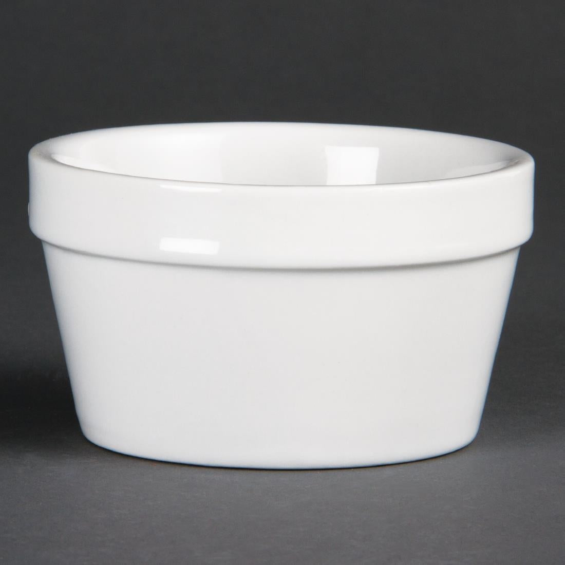 Olympia Whiteware Mediterranean Ramekins White 95mm (6 Pack)
