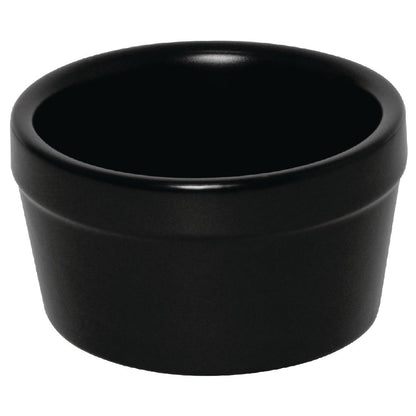 Olympia Mediterranean Ramekins Black 77mm (6 Pack)