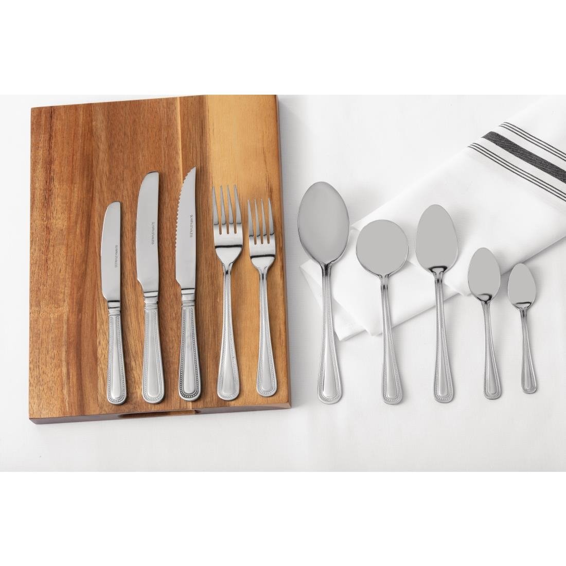 Olympia Bead Dessert Spoon (12 Pack)