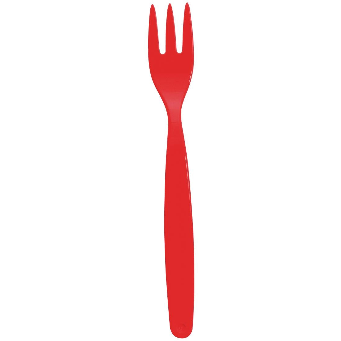 Olympia Kristallon Polypropylene Forks Red (12 Pack)