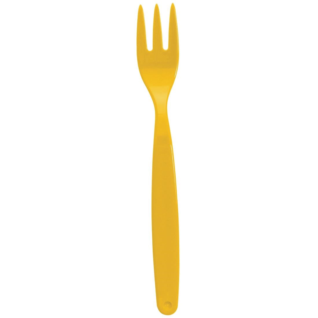 Olympia Kristallon Polypropylene Forks Yellow (12 pack)