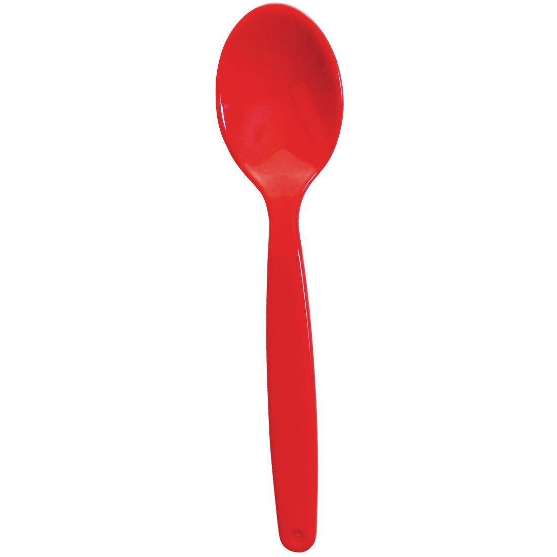 Olympia Kristallon Polypropylene Spoons Red (12 Pack)