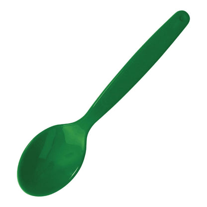 Olympia Kristallon Polypropylene Spoons Green (12 pack)