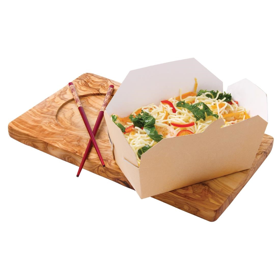 Colpac Recyclable Microwavable Food Boxes Rectangular 985ml (250 pack)