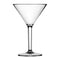 Utopia Plastic Martini Glasses 170ml - Pack of 12