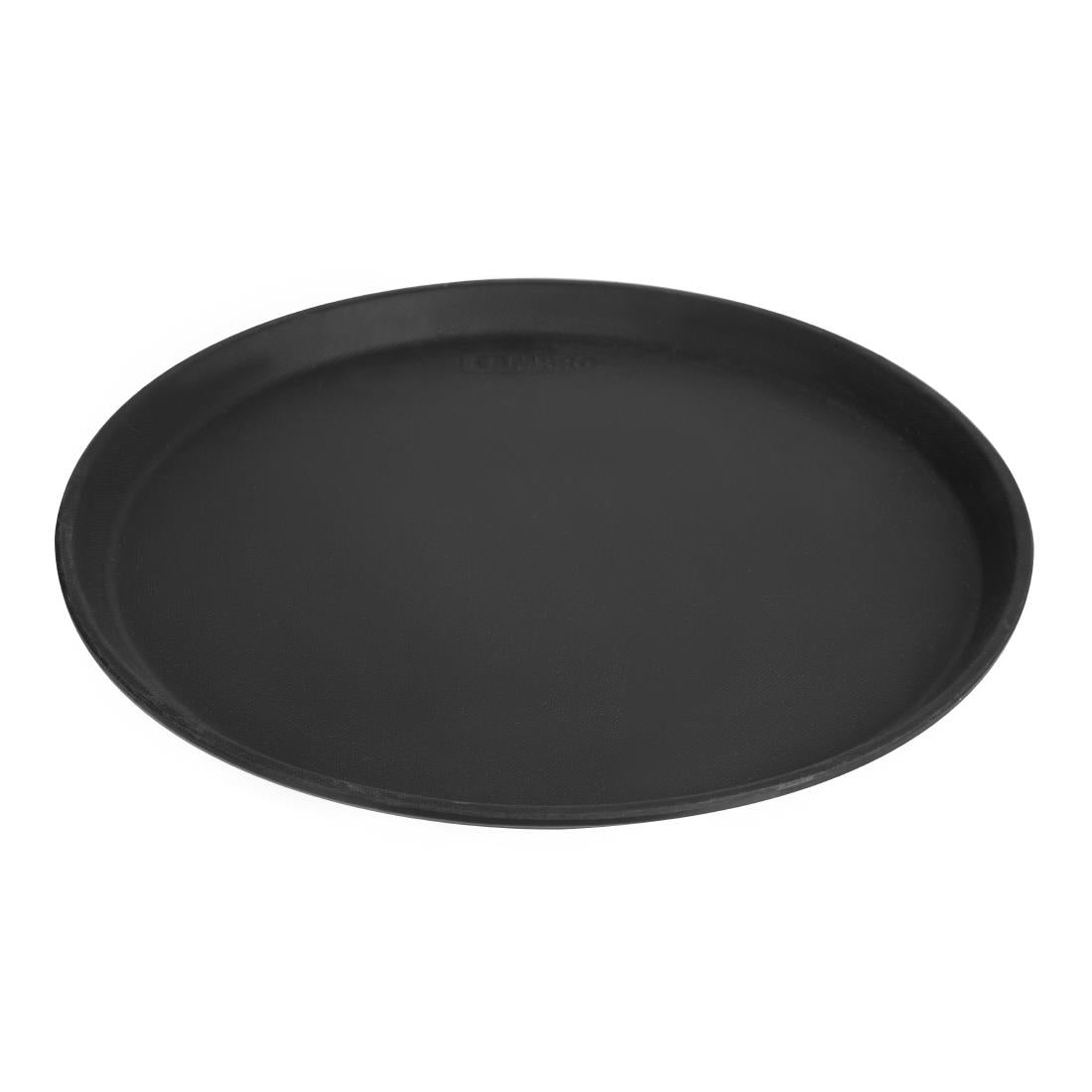 Cambro Camtread Fibreglass Round Non-Slip Tray Black 355mm