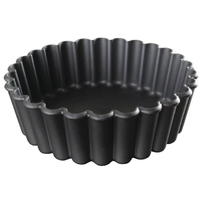 Matfer Bourgeat Exoglass Mini Pie Moulds Fluted 100mm (12 pack)