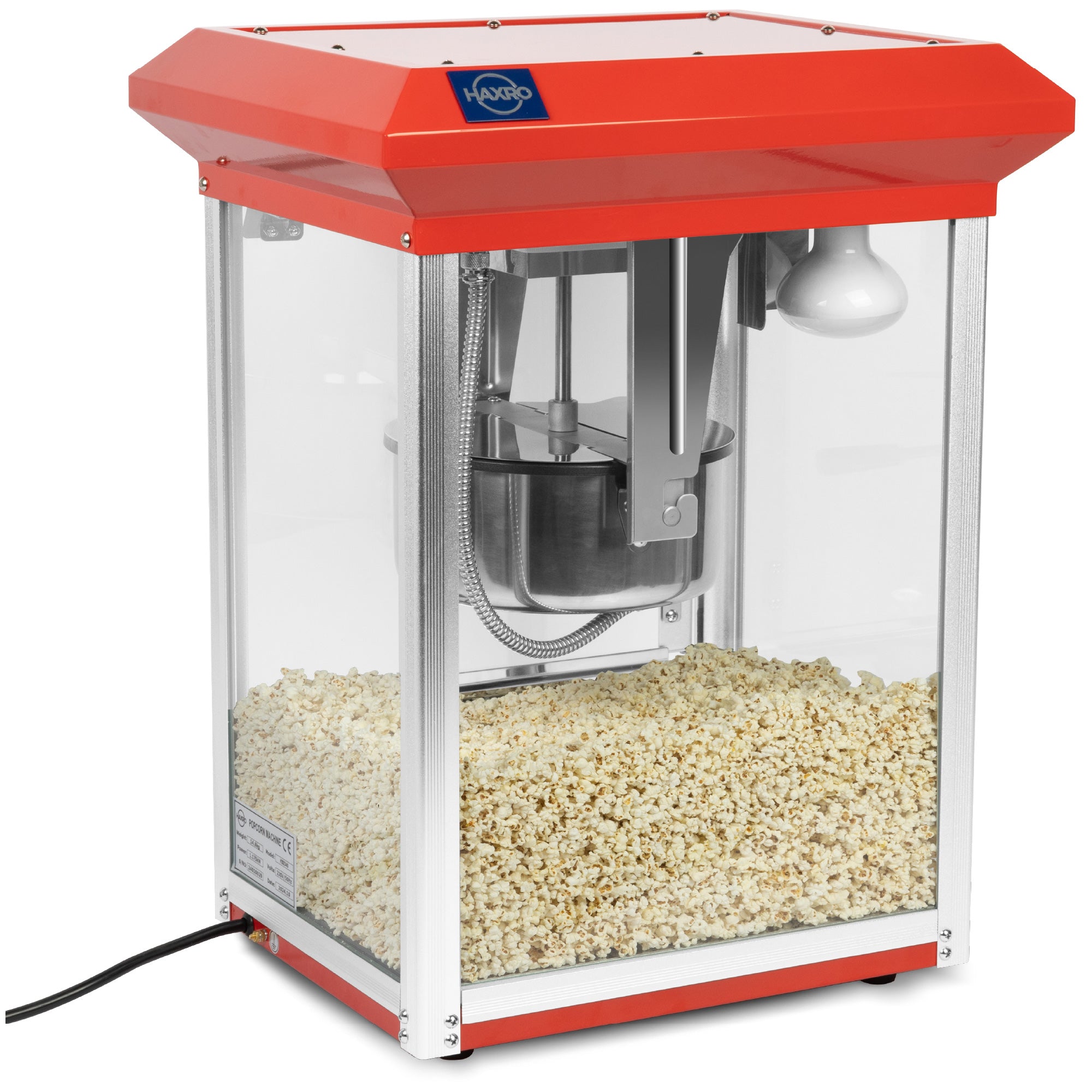 HAXRO Popcorn Machine Red- 8oz