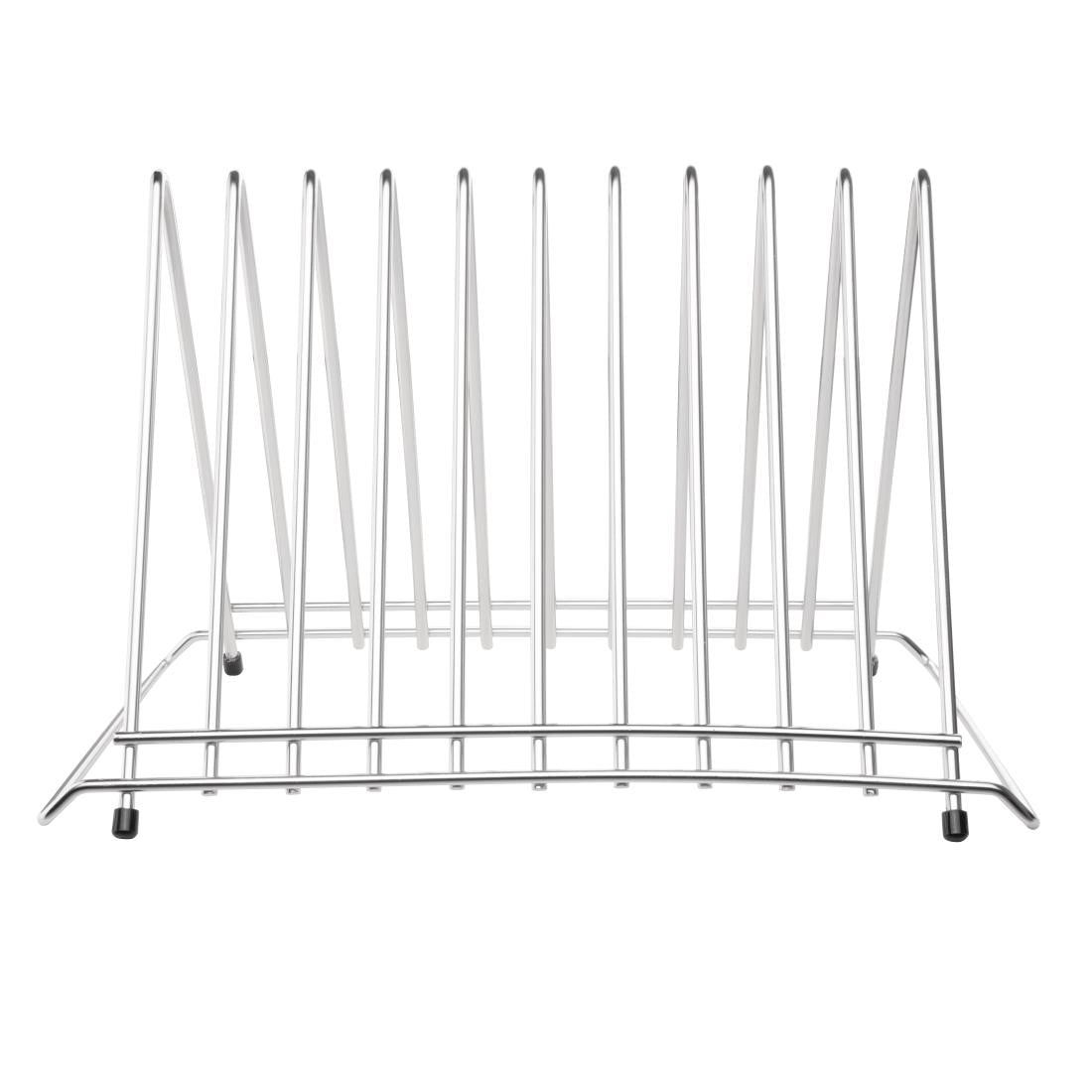 Hygiplas Heavy Duty Chopping Board Rack 10 Slots
