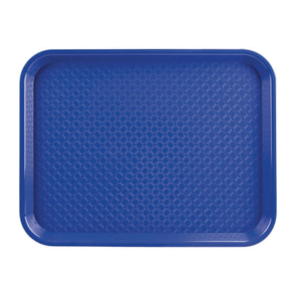 Olympia Kristallon Polypropylene Fast Food Tray Blue Small 345mm