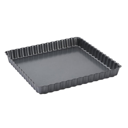 De Buyer Non-Stick Square Fluted Tart Mould 180mm