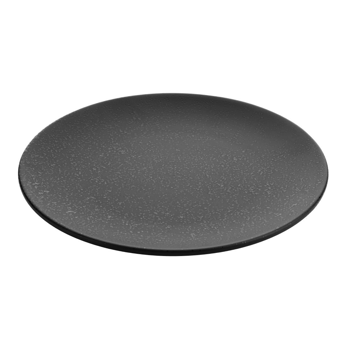 Olympia Fusion Round Black Coupe Plates 203mm (6 Pack)