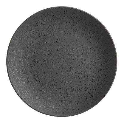 Olympia Fusion Round Black Coupe Plates 203mm (6 Pack)