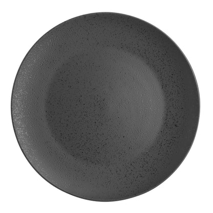 Olympia Fusion Round Black Coupe Plate 270mm (4 Pack)