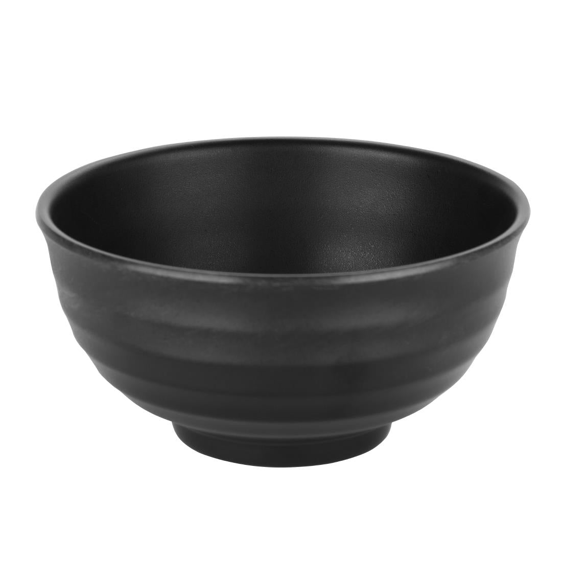Olympia Kristallon Fusion Melamine Rice Bowls Black 120mm (6 Pack)