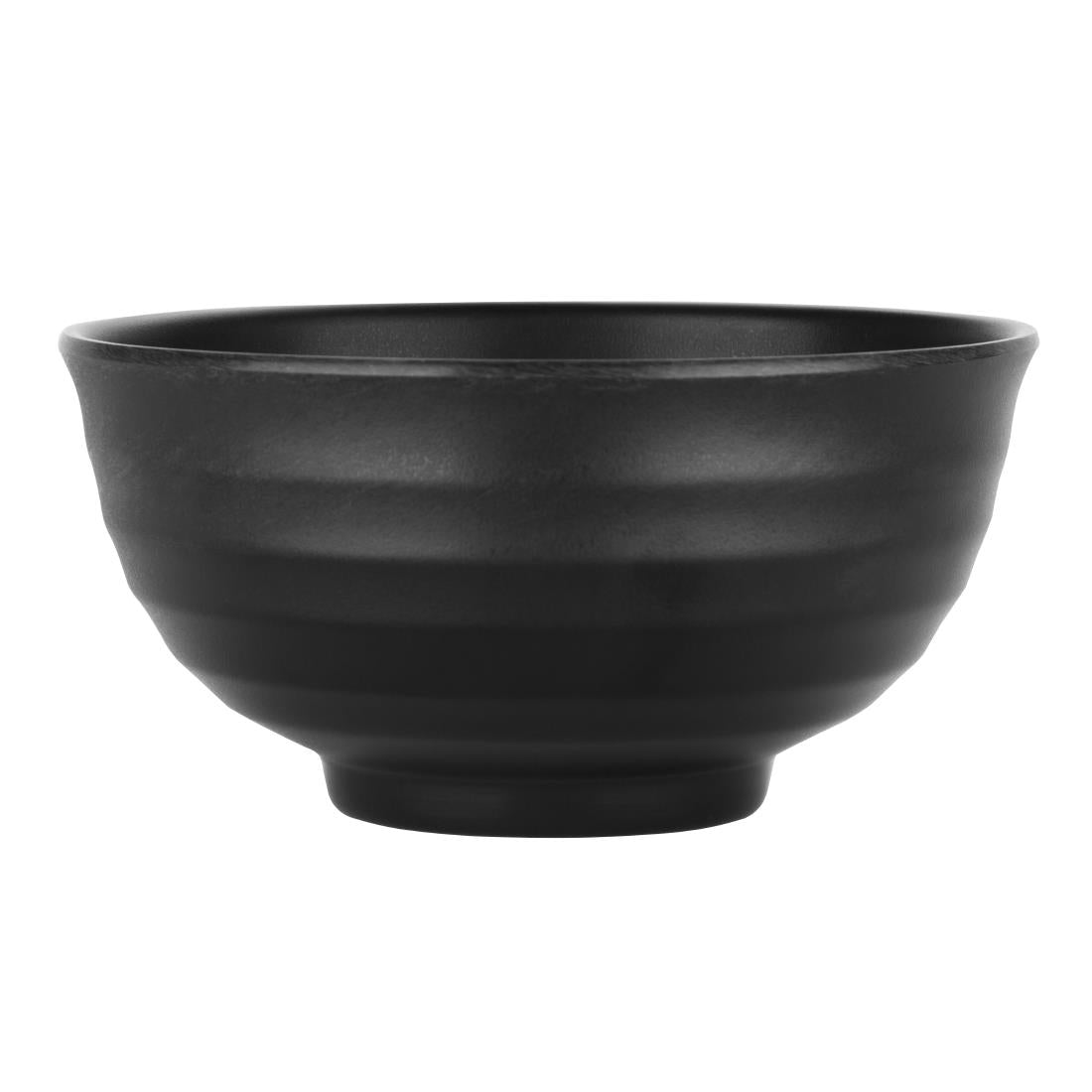 Olympia Kristallon Fusion Melamine Rice Bowls Black 120mm (6 Pack)