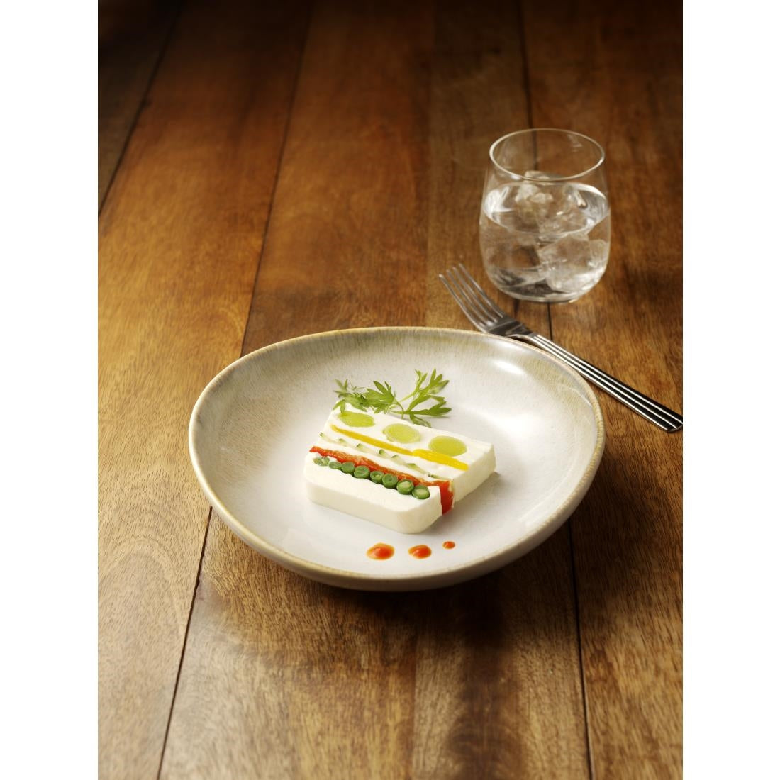 Olympia Birch Taupe Wide Bowls 208mm (Pack of 6)