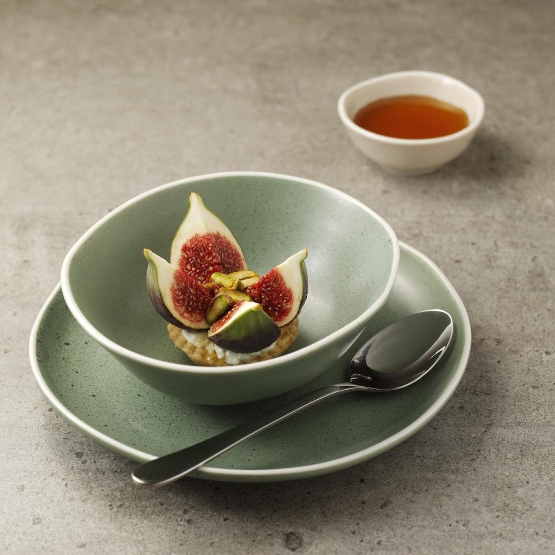 Olympia Chia Plates Green 205mm (Pack of 6)
