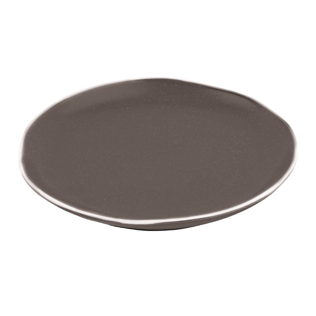 Olympia Chia Plates Charcoal 205mm (Pack of 6)