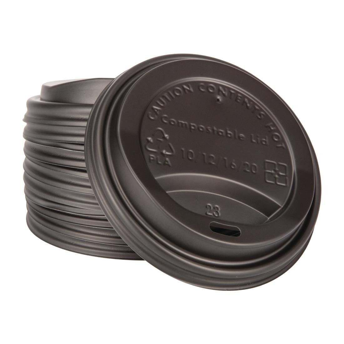 Fiesta Compostable Coffee Cup Lids 340ml / 12oz (1000 Pack)