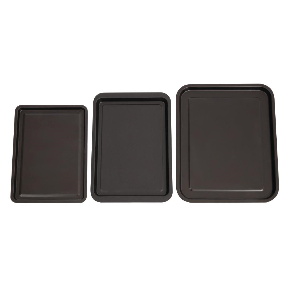 Nisbets Essentials Non Stick Baking Trays (3 Pack)