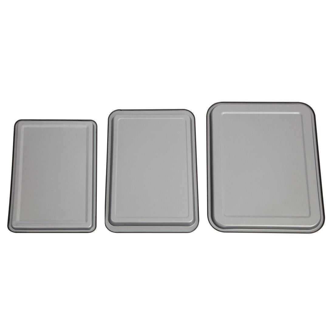 Nisbets Essentials Non Stick Baking Trays (3 Pack)