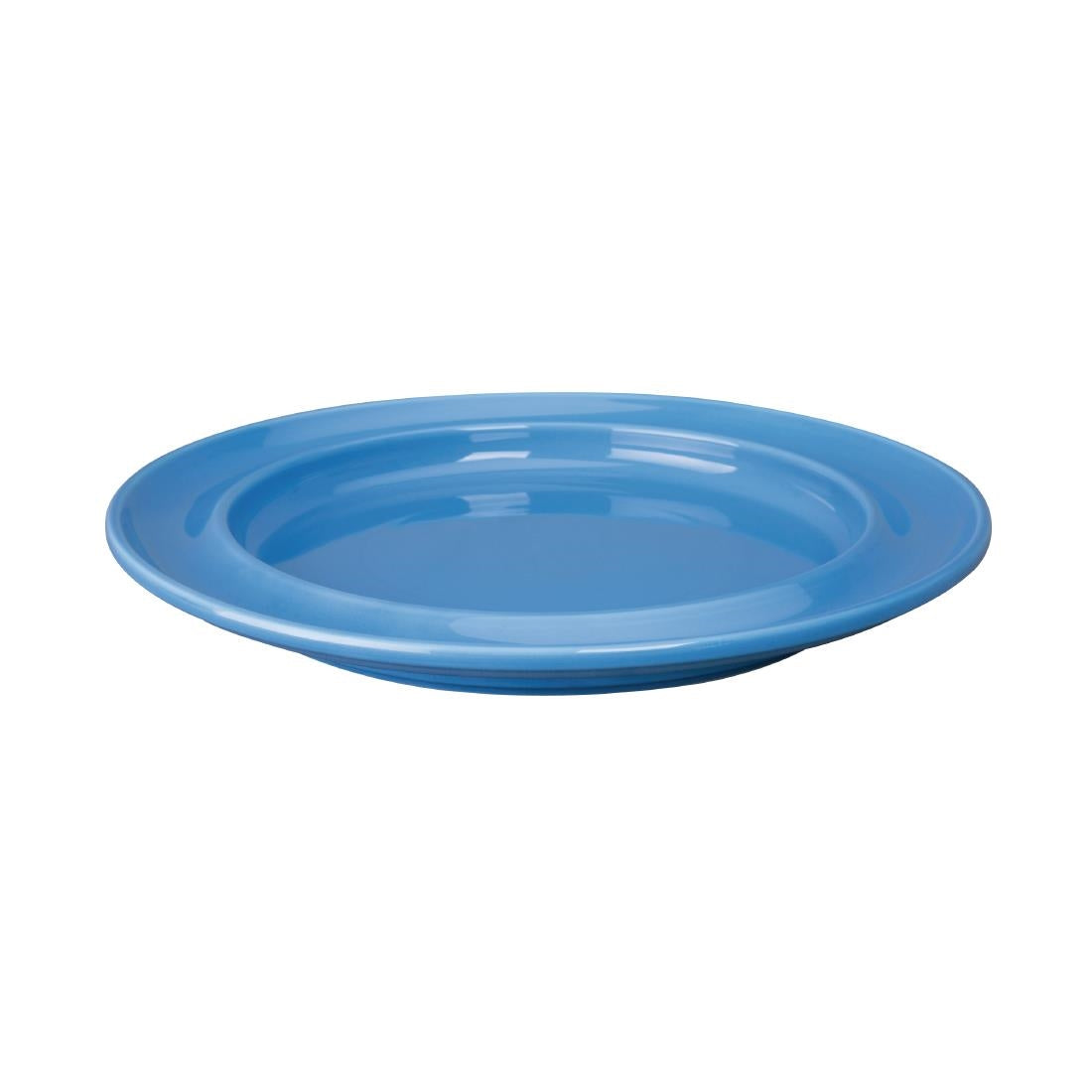 Olympia Heritage Raised Rim Plates Blue 253mm (4 pack)