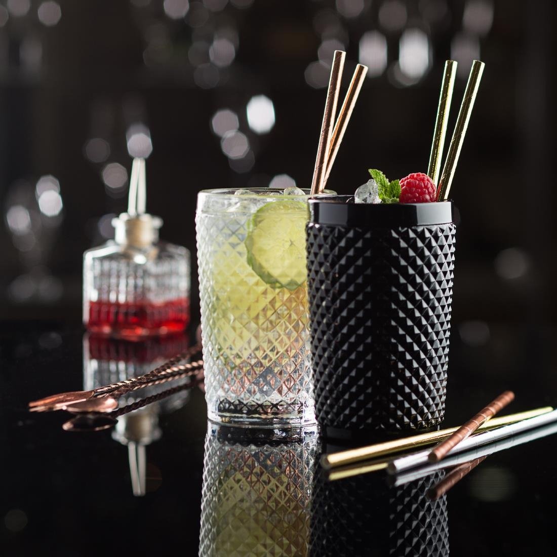 Utopia Biodegradable Paper Straws Gold (250 pack)