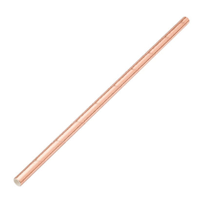 Utopia Biodegradable Paper Straws Copper (250 Pack)