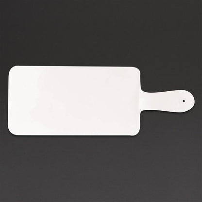 Churchill Alchemy Buffet Handled Melamine Paddle Boards White 266mm
